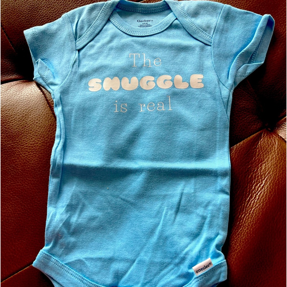 ❤️ 3 for $21 ❤️ Blue Onesie sz 6-9M